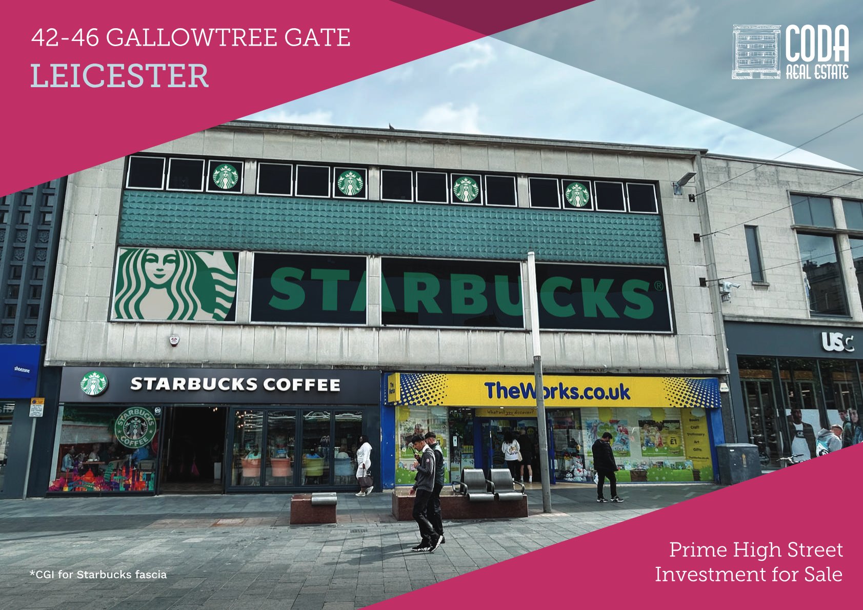 42-46 Gallowtree Gate, Leicester — high street investment for sale