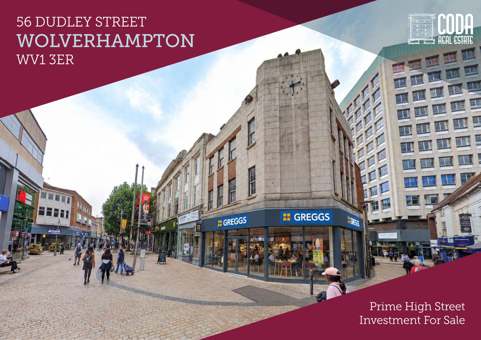 56 Dudley Street, Wolverhampton — high street investment for sale