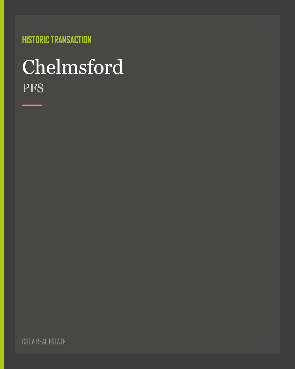 Branded visual for asset management and the Chelmsford PFS career example