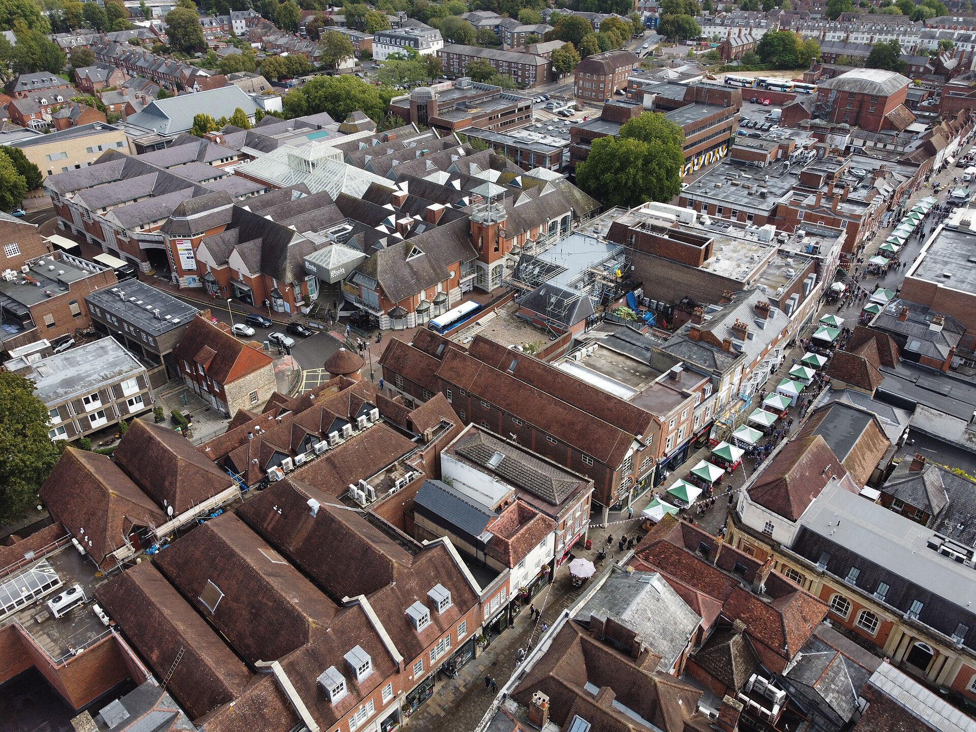 Illustrative view of Winchester High Street area — location imagery for the Winchester High Street Block historic transaction